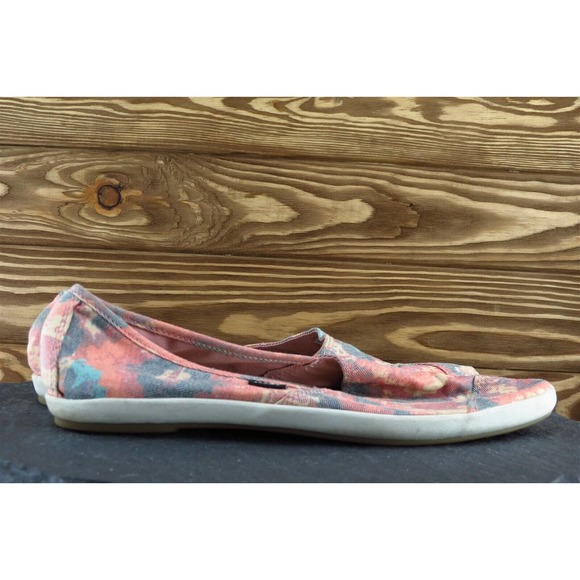 Sanuk Sz 8 M Multicolor Almond Toe Flat Fabric - Picture 4 of 8
